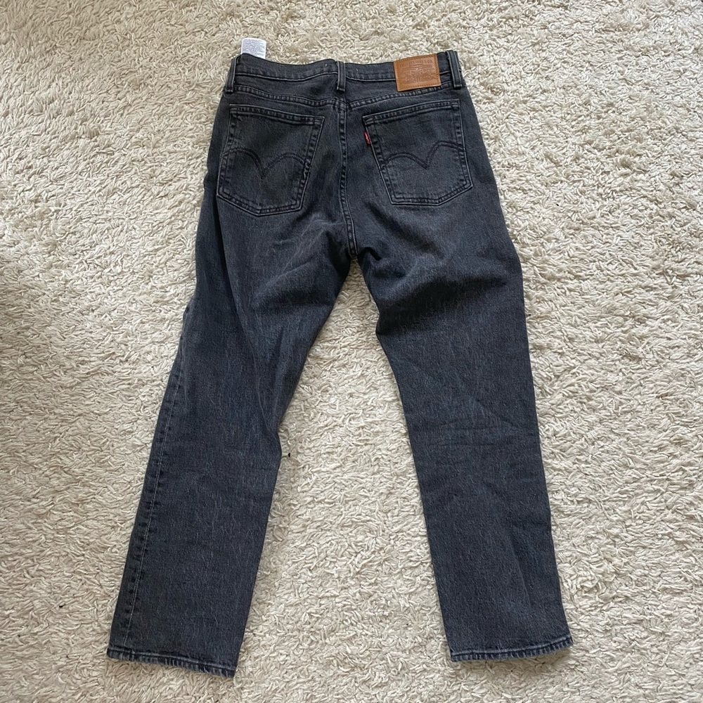 Wedgie fit straight Levi jeans - grey